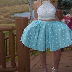 Polka Dog Two Piece Sherri Hill 32247